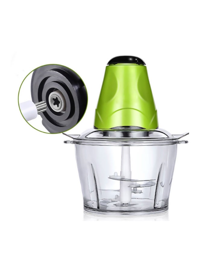 مطحنة لحوم وخضراوات بقوة 200 وات 250.0 W F-1 شفاف / أخضر  - Image 2