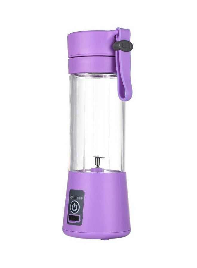 ماركة غير محددة خلاط محمول لصنع عصير الفواكه، سعة 400 مل 400 ml 438490_4 أرجواني/ شفاف 