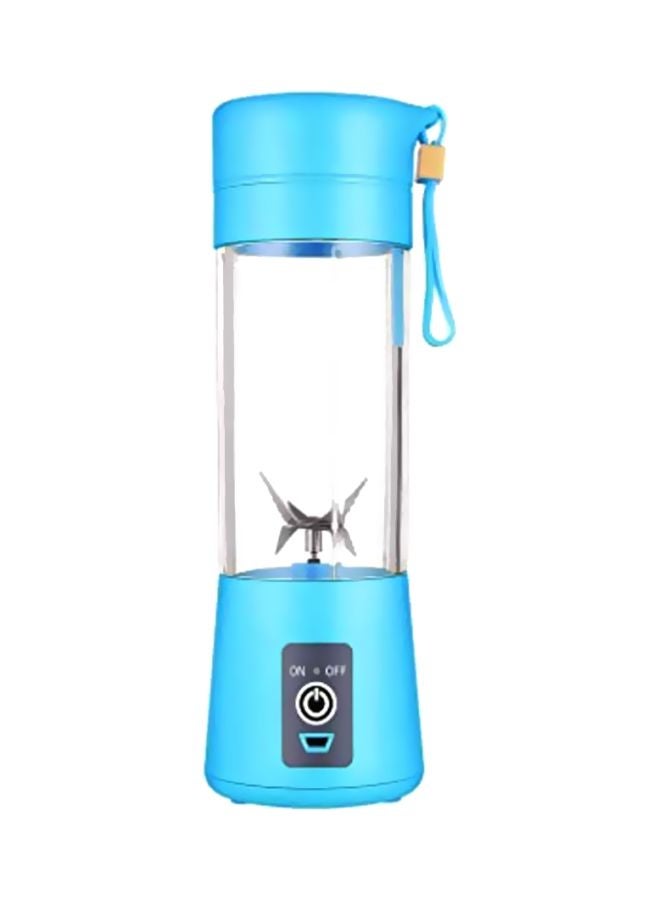 Generic - 6-Blade Portable Fruit Juicer 400 ml 442255_1 Blue/Clear - Image 1