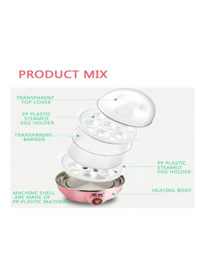 Multi-Functional Egg Boiler ATS-341 Pink/White/Silver  - Image 2