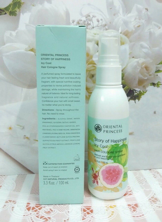 ORIENTAL PRINCESS Story Of Happiness Icy Cool Hair Cologne Spray 100ml  - Image 4