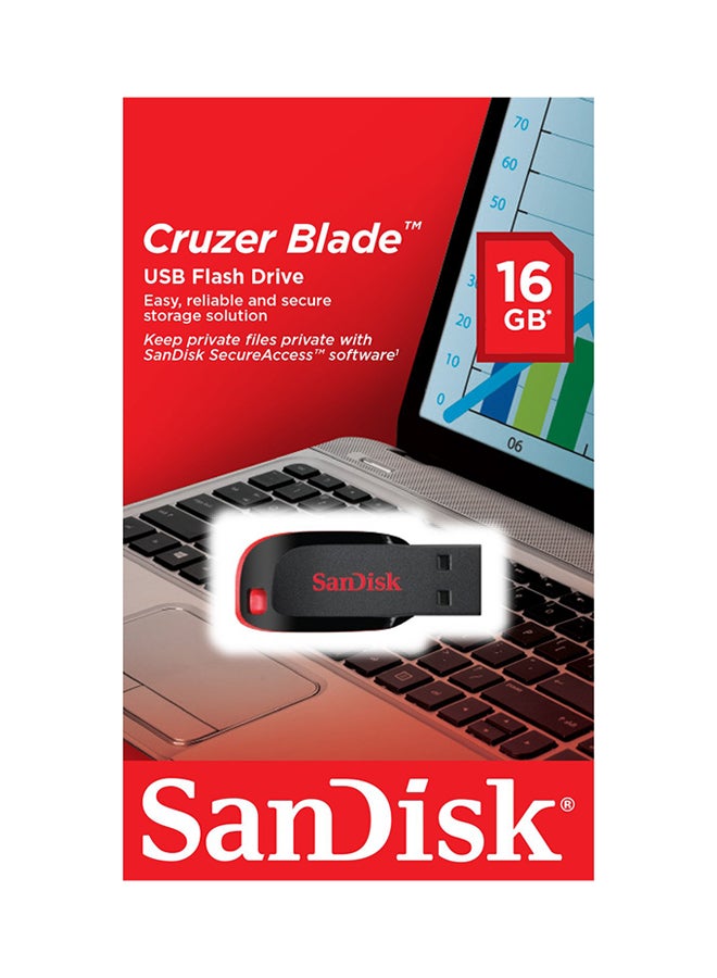 سانديسك فلاش درايف كروزر بليد بمنفذ USB 2.0 16 GB  - Image 4