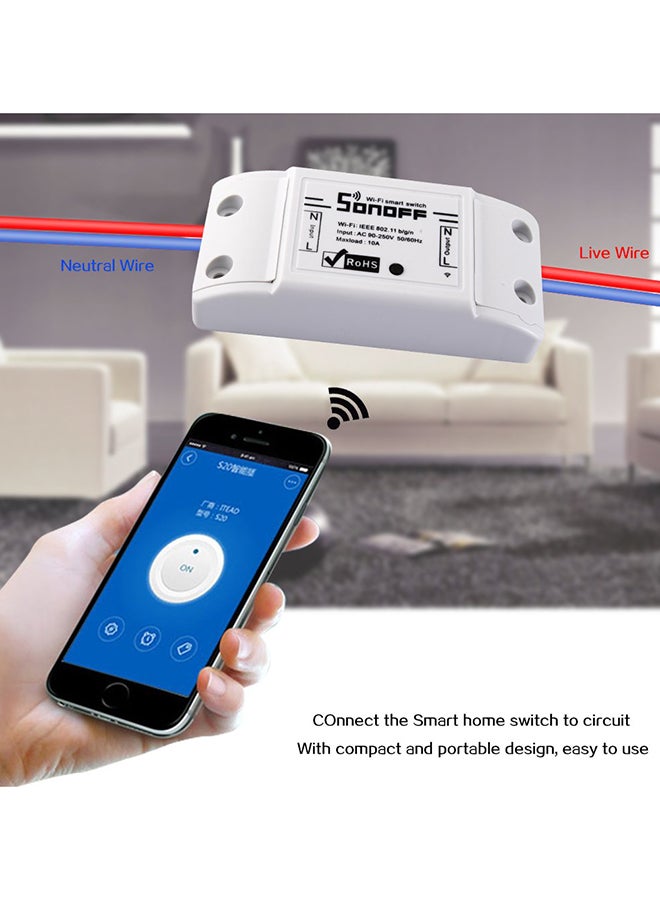SONOFF - DIY Smart WiFi General Modification Remote Control White - Image 1