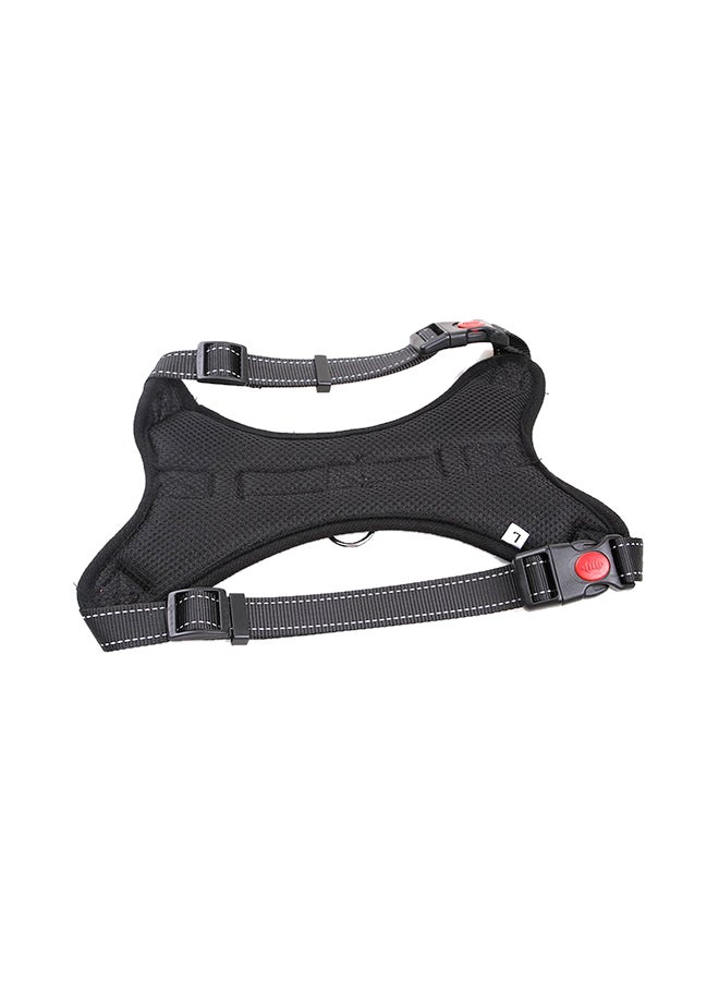 Medium Large Dog Pet Dog Leash Adjustable Chest Strap Black 33x3.5x24centimeter - Image 2