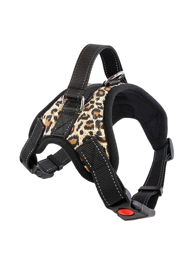 Medium Large Dog Pet Dog Leash Adjustable Chest Strap Black 33x3.5x24centimeter - Image 1