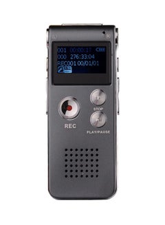 8GB Digital Voice Recorder Pen With LCD Screen And MP3 Player 415662 Grey