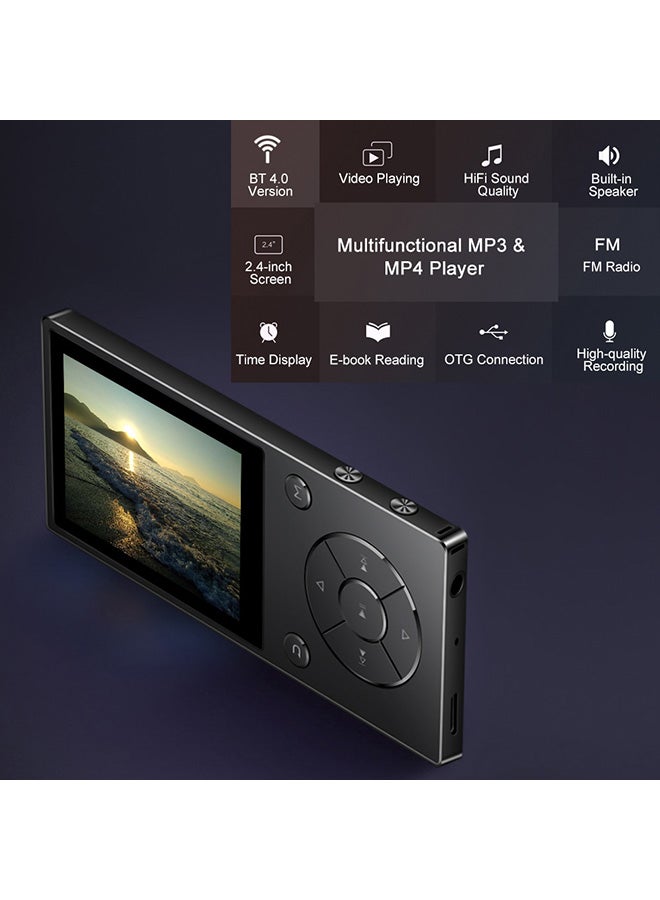 رويزو مشغل أغاني MP3/MP4 يعمل بالبلوتوث V546 أسود - Image 2