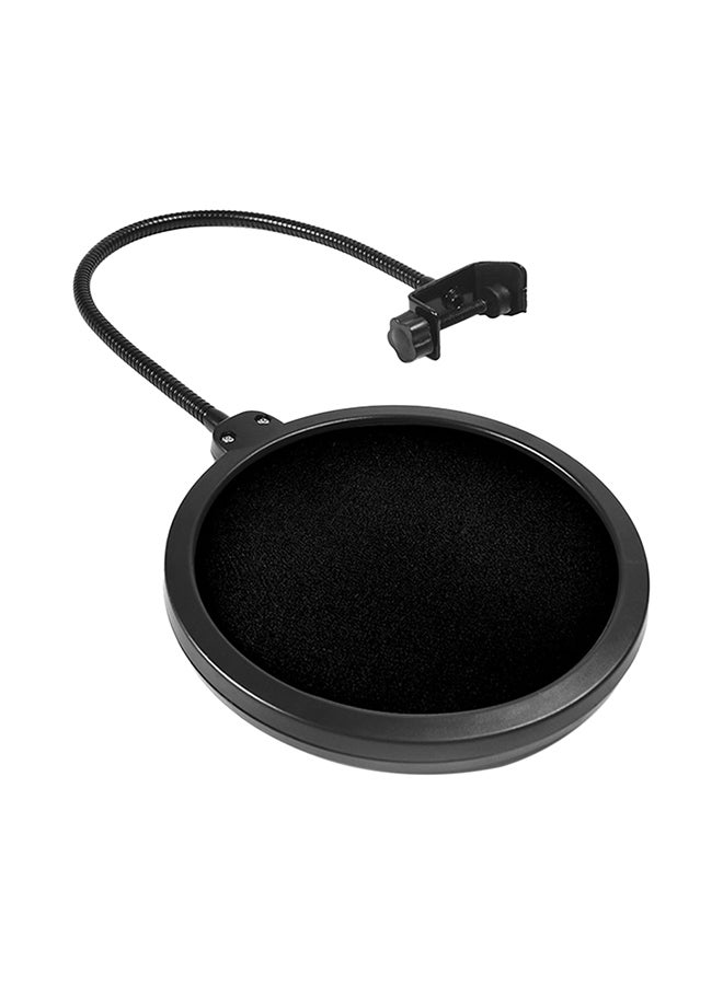 ميكروفون دائري مع حامل من المعدن V488 أسود - Image 1