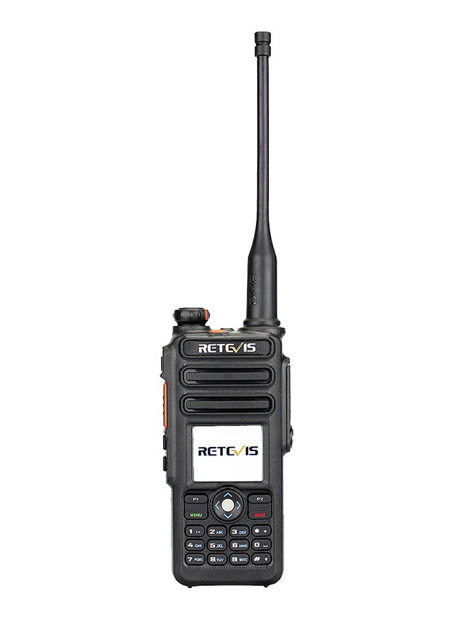 Two-Way Handheld Intercom IP67 Waterproof Walkie Talkie V475 Black
