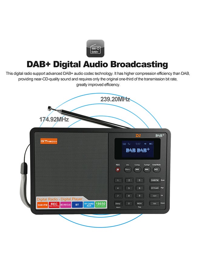 Portable Digital Radio V473 Black - v1560497107/N26351968A_7