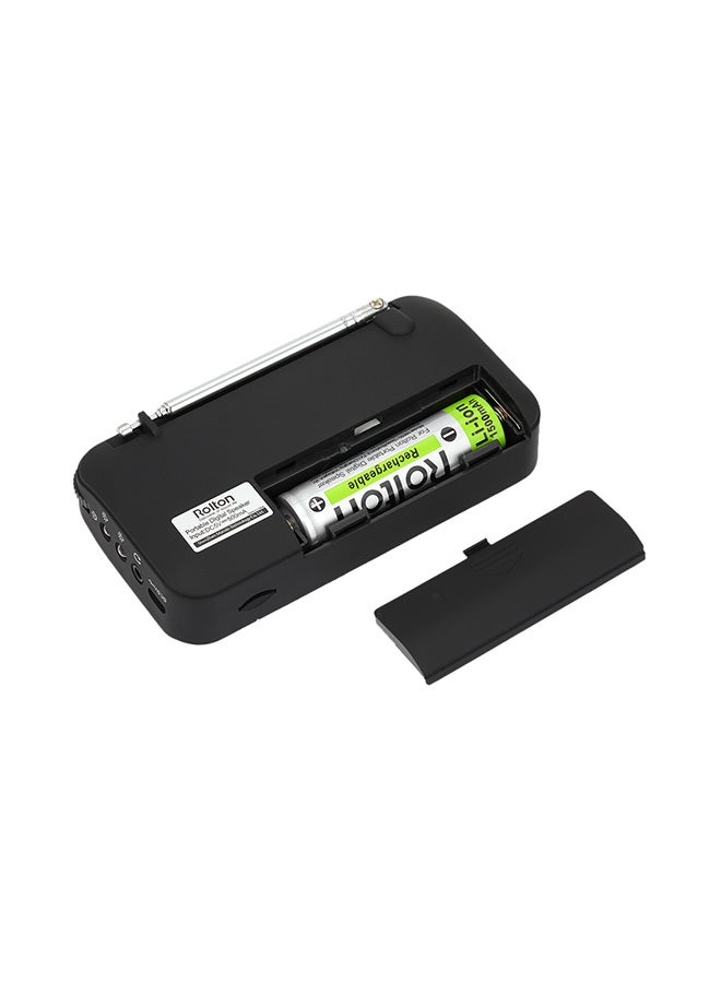 رولتون جهاز راديو رقمي محمول مزود بمنفذ USB V476 ذهبي - Image 3