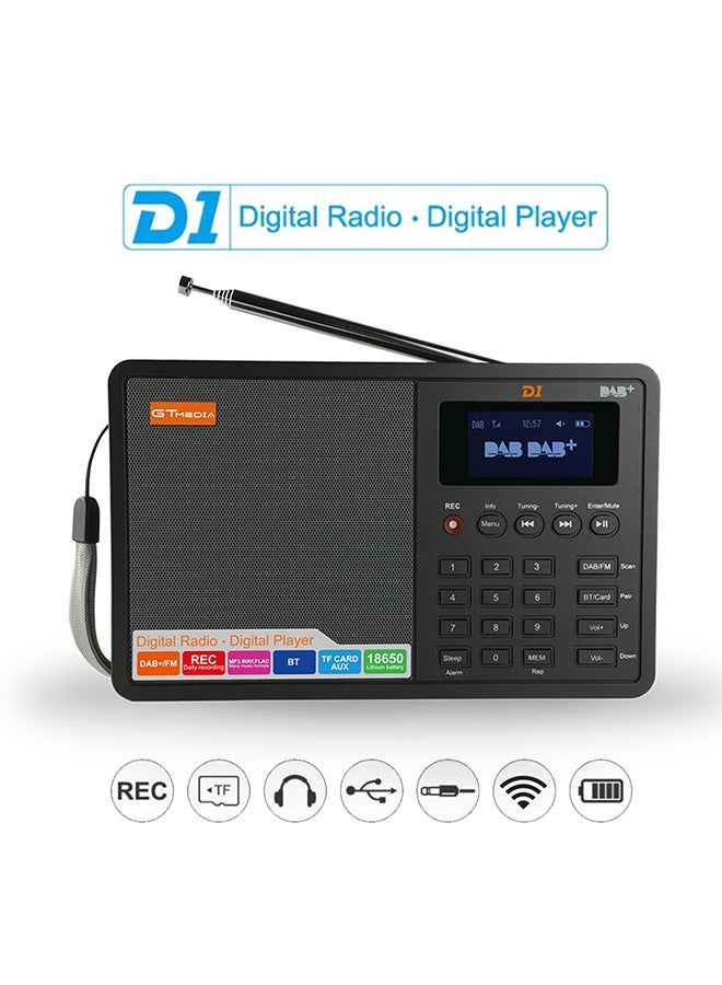 Gtmedia Portable Digital Radio V473 Black  - Image 4