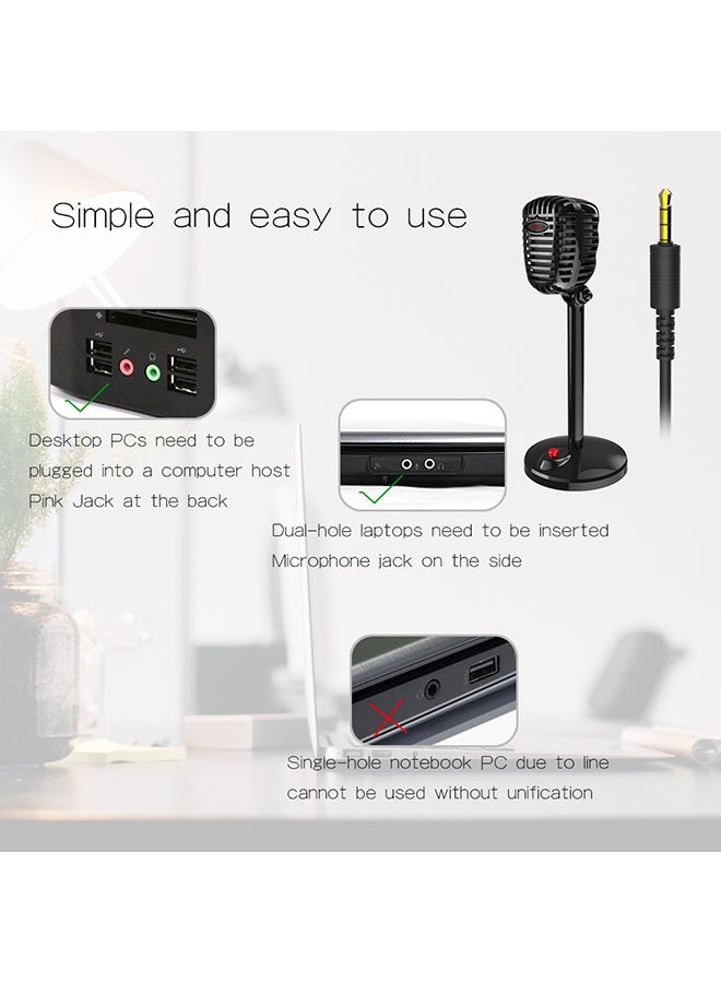 جياز ميكروفون سلكي محمول V570 أسود - Image 2