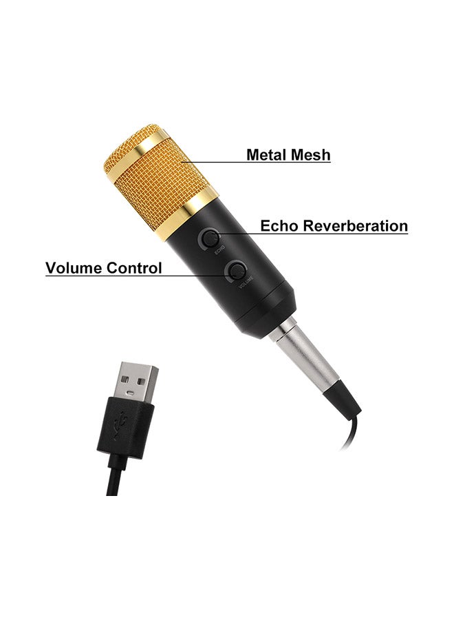 Generic USB Condenser Microphone V543 Black  - Image 3