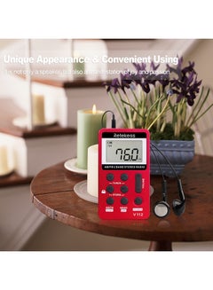 Retekess Portable AM/FM Digital Radio With Earphones V376 Red  - Image 5