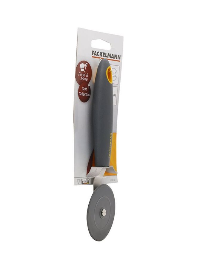 FACKELMANN Pizza Cutter Grey/Yellow  - Image 1