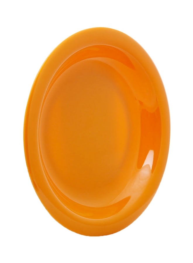 Union Attractive Solid Round Plate Orange - Image 1