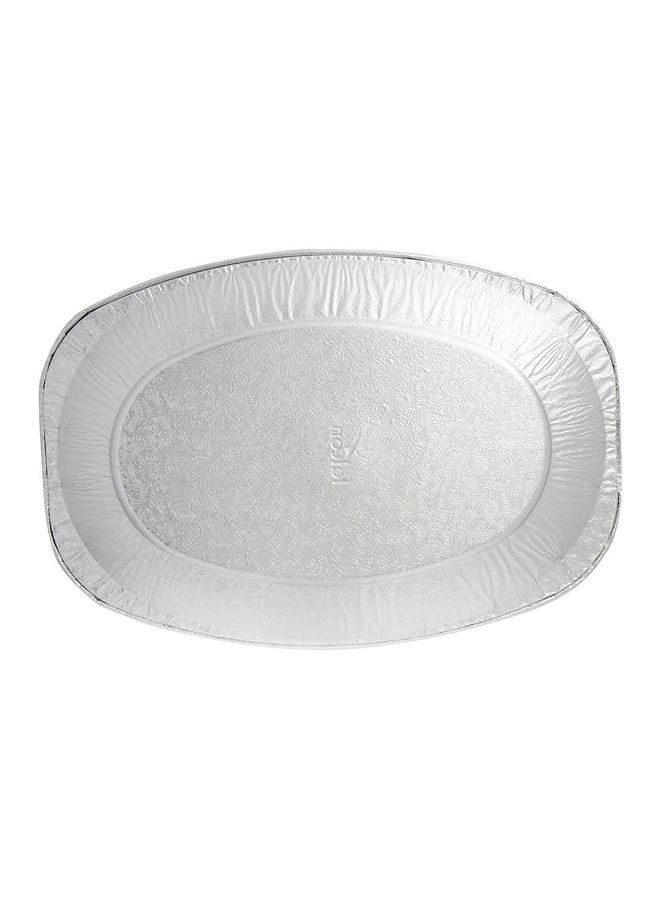 Falcon Aluminium Oval Platter White - Image 1