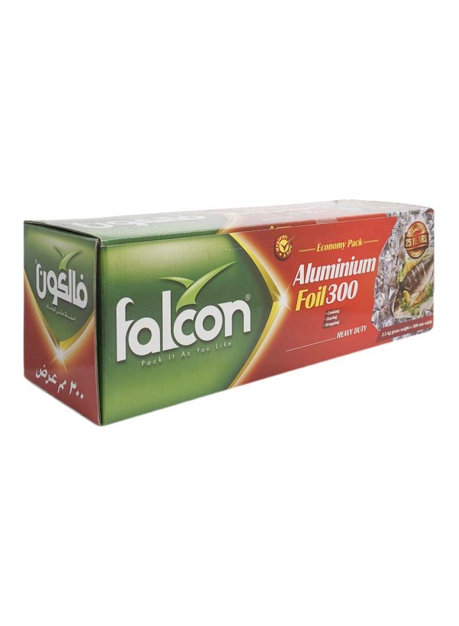Falcon Heavy Duty Aluminium Foil Roll Silver 300mm