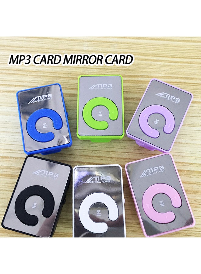 Mini Mirror Clip Mp3 Player Portable Fashion Sport Usb Digital Music Player Micro Sd Tf Card Media Player TY-5 White  - Image 4