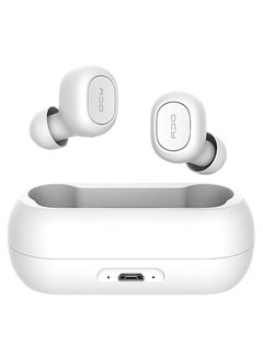 QCY T1C Bluetooth In-Ear TWS Earbuds White  - Image 1