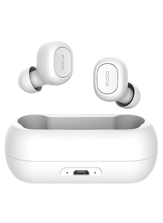QCY T1C Bluetooth In-Ear TWS Earbuds White  - Image 1