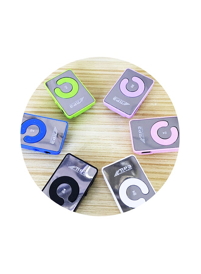 Mini Mirror Clip Mp3 Player Portable Fashion Sport Usb Digital Music Player Micro Sd Tf Card Media Player TY-5 White  - Image 3