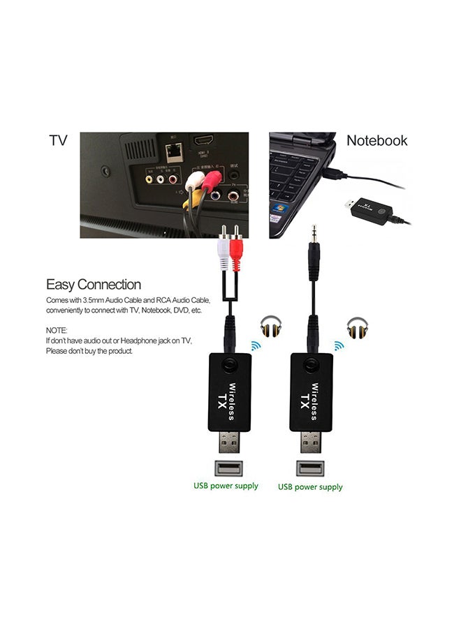 Bluetooth Wireless Stereo Music Transmitter V270 Black - Image 5