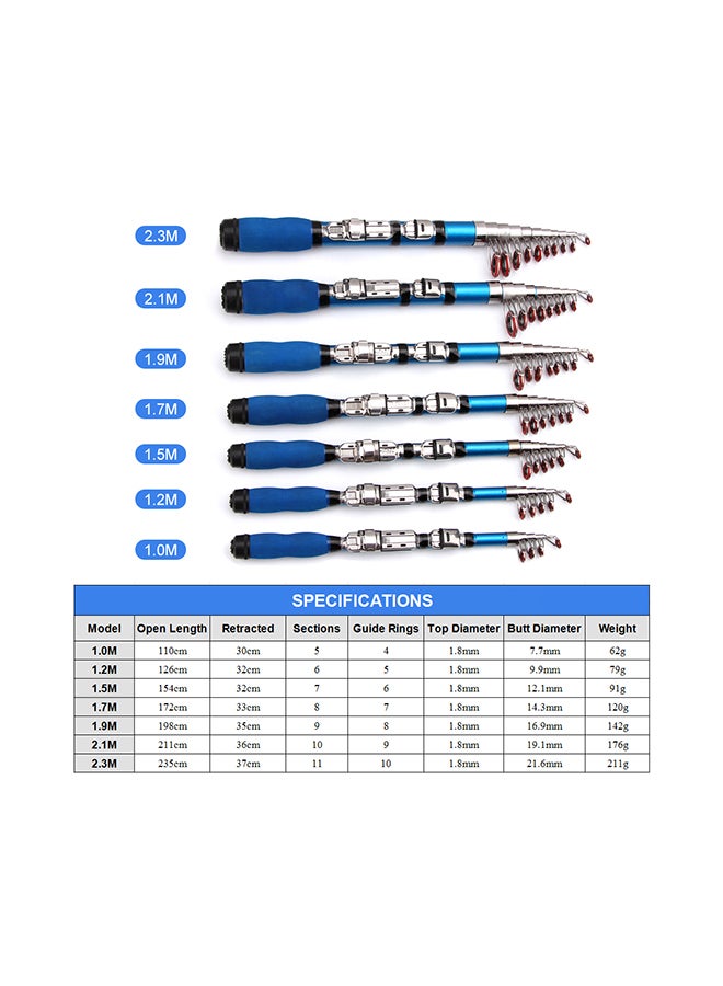 ليكسادا صنارة صيد تلسكوبية صغيرة محمولة - Image 3