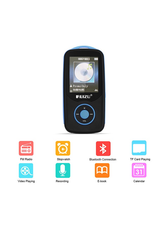 RUIZU FM Radio MP3 Player V303 Blue/Black  - Image 4