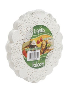 Falcon 250-Piece Round Doyley Papers White 6.5inch  - Image 1