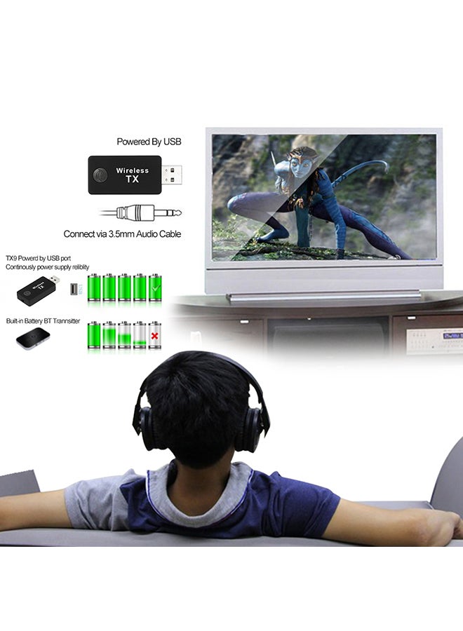 Bluetooth Wireless Stereo Music Transmitter V270 Black - Image 3