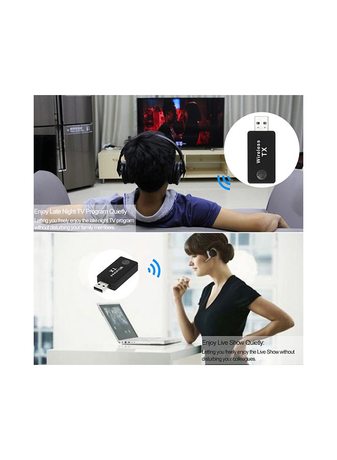 Bluetooth Wireless Stereo Music Transmitter V270 Black - Image 4