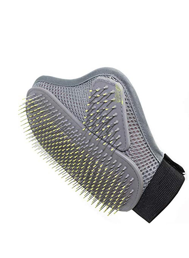 Generic Cleaning Glove Brush For Dog And Cat Grey 22centimeter