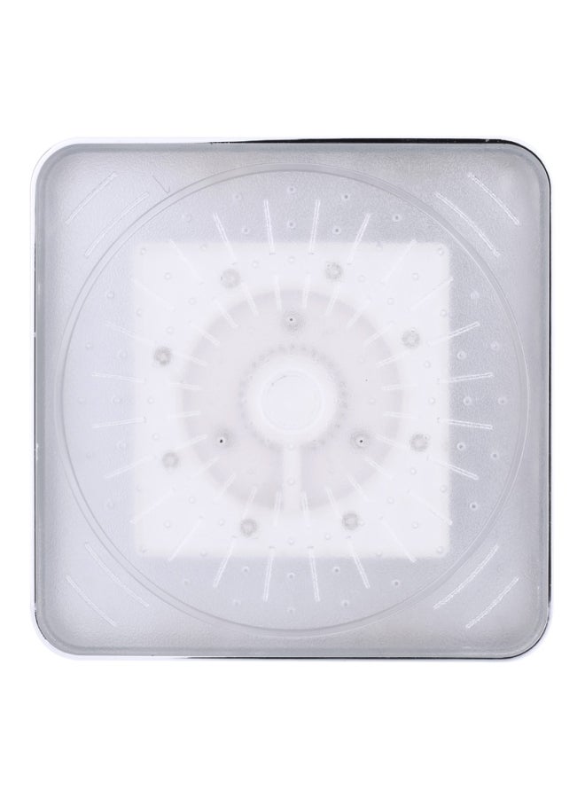 ANSELF Automatic LED Light Shower Head Bath Sprinkler Silver/Clear 16x5.5x16cm - Image 1