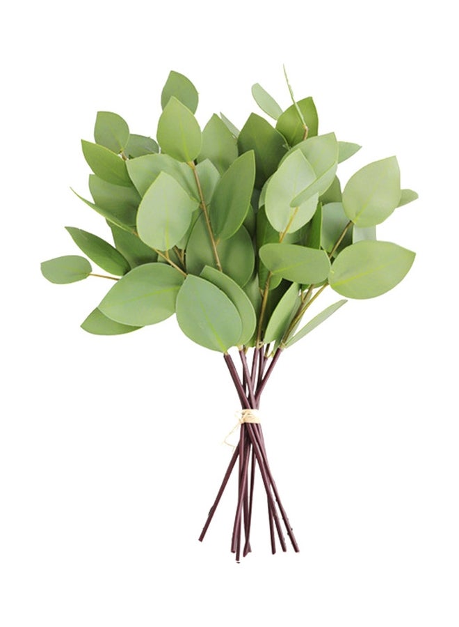 Generic Artificial Eucalyptus Leaves Plant Green/Brown 32centimeter 