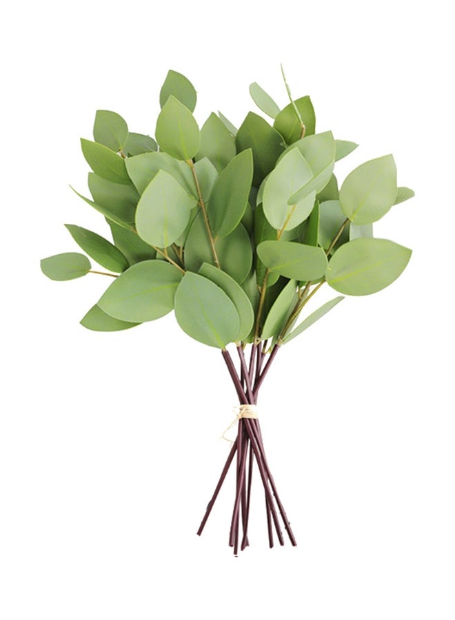 Generic Artificial Eucalyptus Leaves Plant Green/Brown 