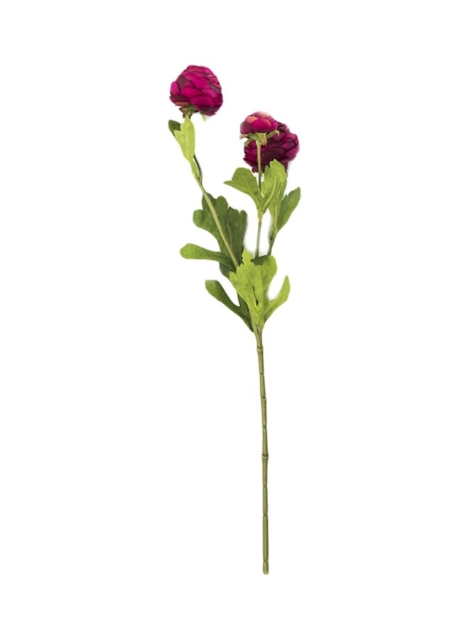 Generic Artificial Dew Lotus Flowers Pink/Green 42cm 