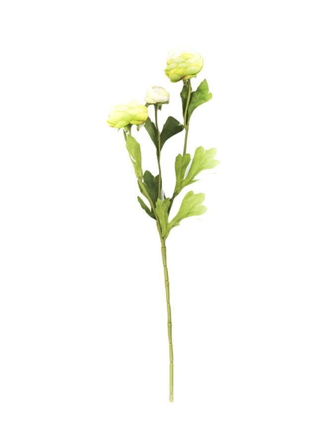 Generic Artificial Dew Lotus Flowers Green/White  - Image 1