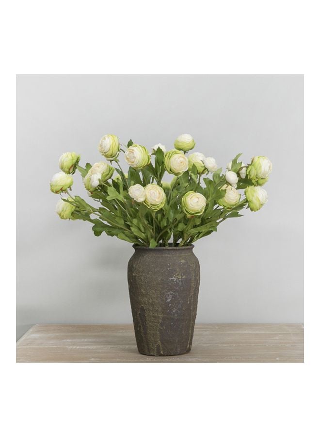 Generic Artificial Dew Lotus Flowers Green/White  - Image 5