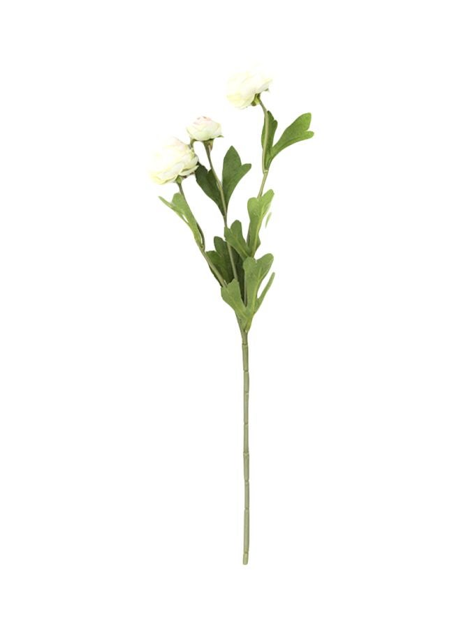 Generic Artificial Dew Lotus Flowers Champagne Green  - Image 1
