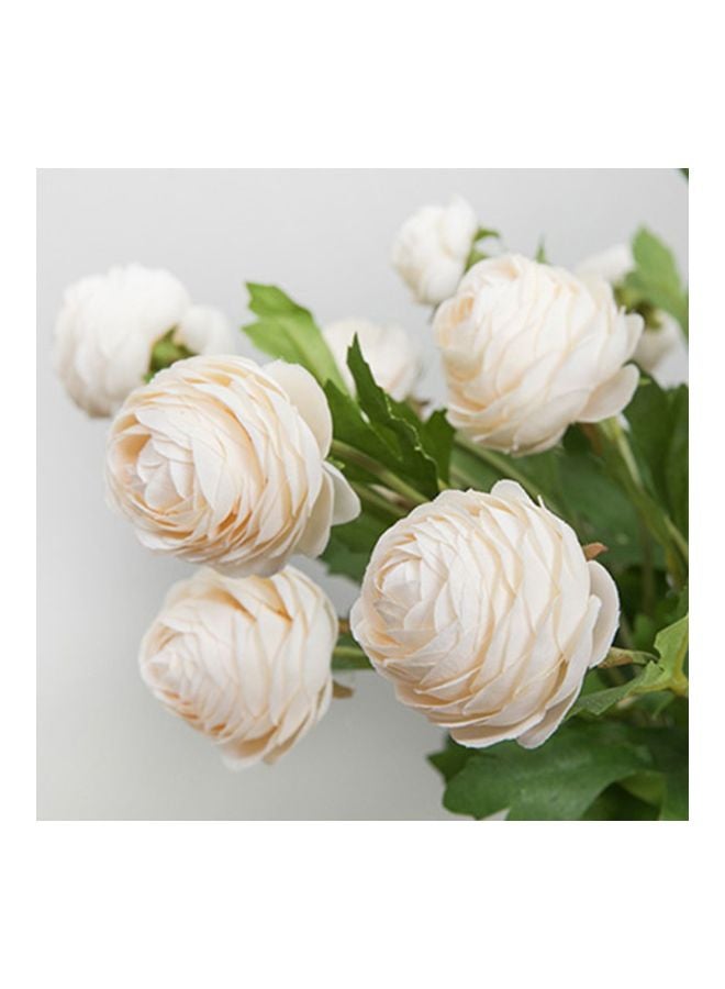 Generic Artificial Dew Lotus Flowers Champagne  - Image 3