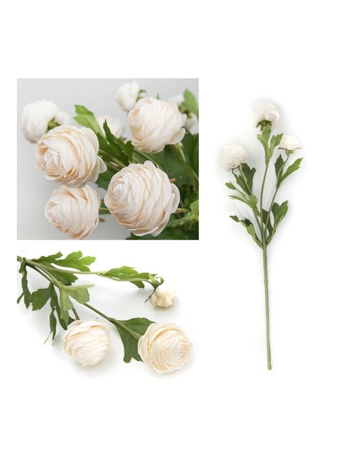 Generic Artificial Dew Lotus Flowers Champagne  - Image 5