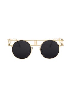Reflective Punk Retro Sunglasses - Lens Size: 48 mm