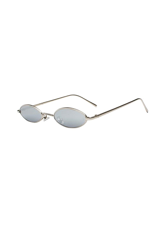 PARTAGAS Metal Oval Frame Literary Water Drop Sunglasses - Lens Size: 52 mm  - Image 2