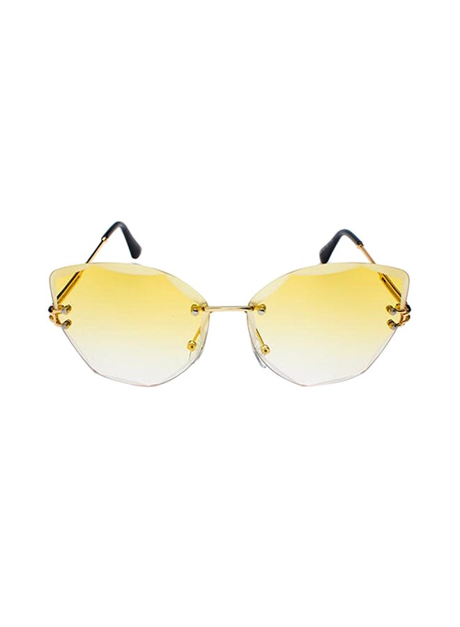 بارتا جاس نظارة شمسية عصرية بإطار على شكل عين القط وعدسات عاكسة - مقاس العدسة: 52 مم - Image 1
