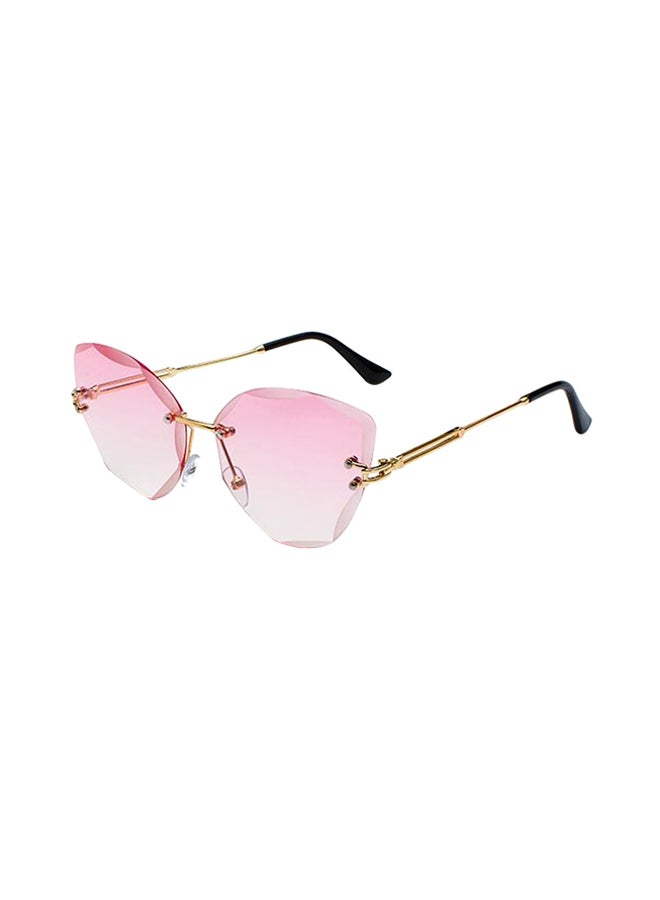 PARTAGAS Fashion Mirrored Lens Cateye Sunglasses - Lens Size: 52 mm - Image 2
