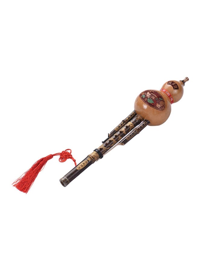 Generic - Ethnic Bamboo Hulusi Gourd Cucurbit Flute In C Key - Image 1