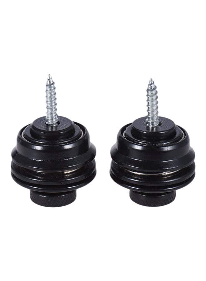 Generic 2-Piece Guitar Strap Lock Straplock Button For Bass Guitar