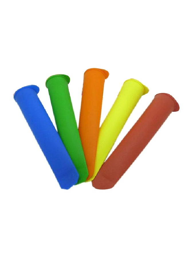 Generic - Silicone Ice Cream Maker Mold Blue/Orange/Green - Image 1